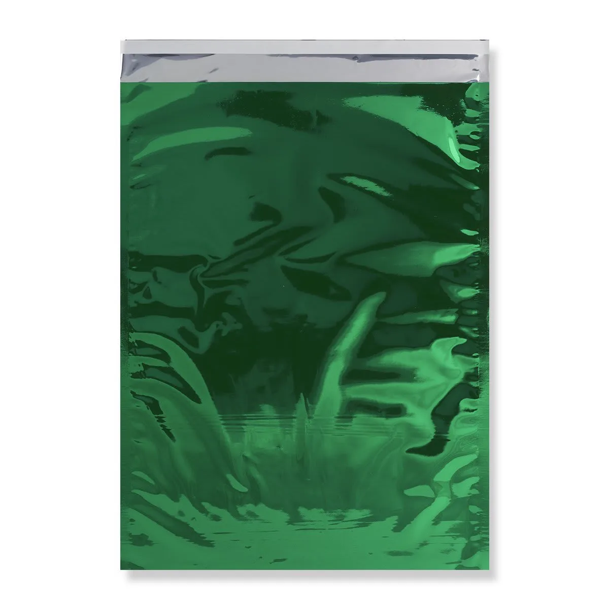 Green Gloss Metallic Foil Bags Peel & Seal — Green — 70gsm — 320 × 450 mm