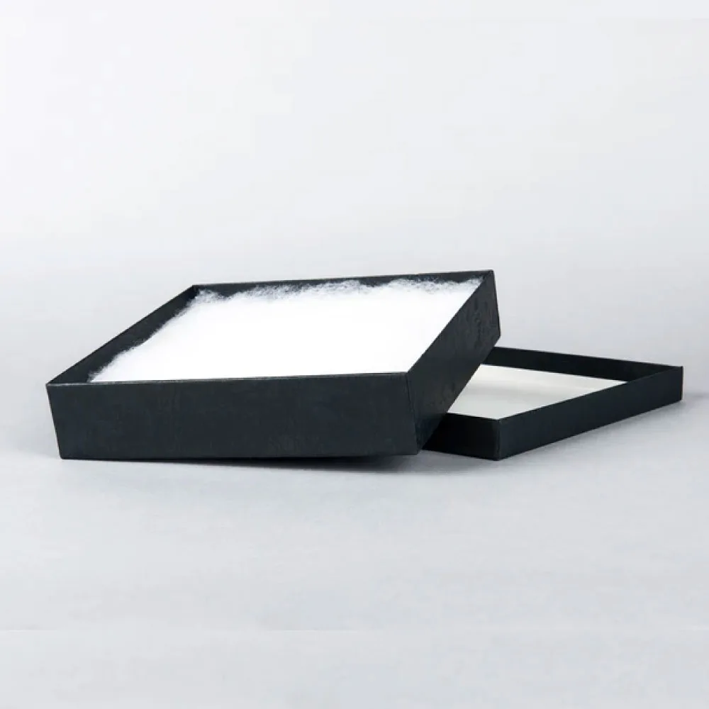 Jewellery boxes — Black — Deep Collerette — 183 × 183 × 39 mm