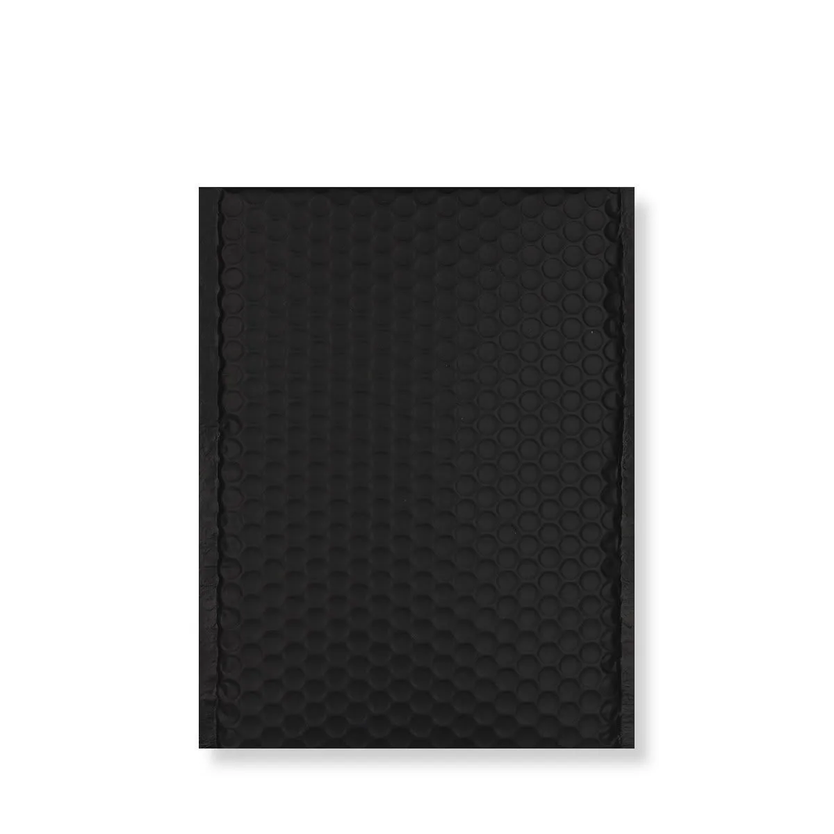Matt Black Metallic Padded Bubble Bags — Black — 190gsm — 180 × 250 mm