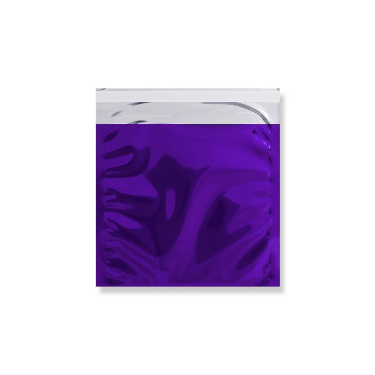Purple Gloss Metallic Foil Bags Peel & Seal — Purple — 70gsm — 165 × 165 mm