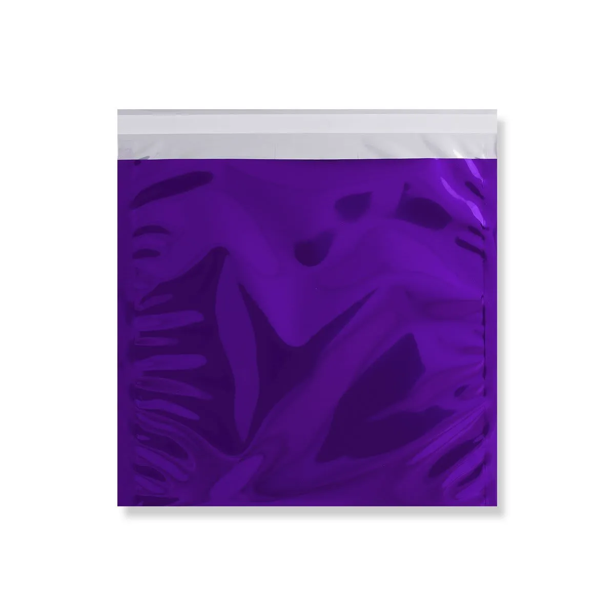 Purple Gloss Metallic Foil Bags Peel & Seal — Purple — 70gsm — 220 × 220 mm