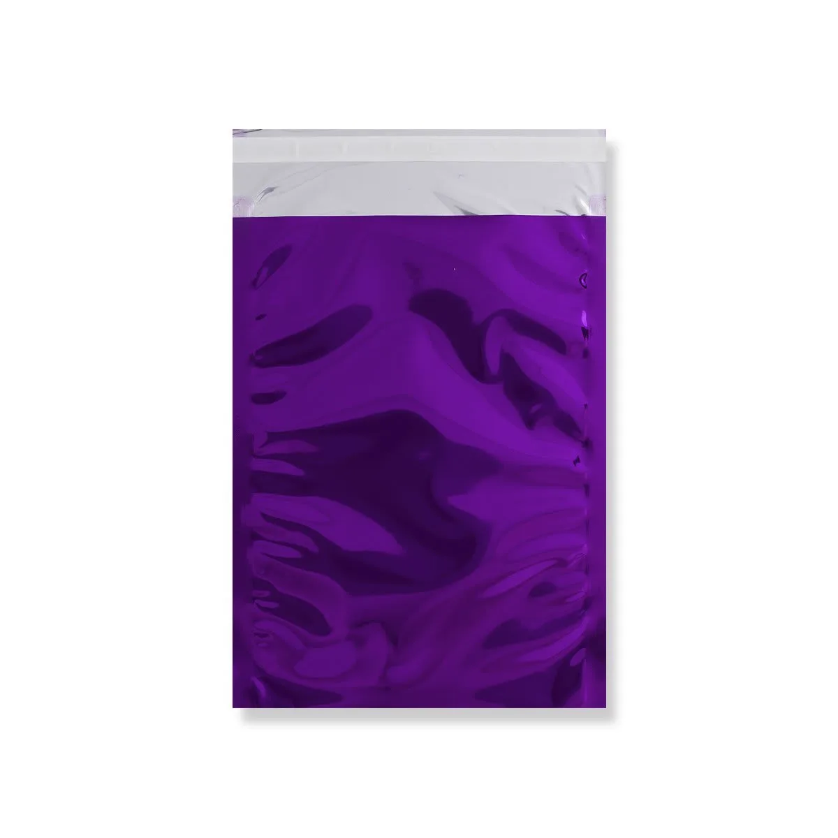 Purple Gloss Metallic Foil Bags Peel & Seal — Purple — 70gsm — 162 × 229 mm