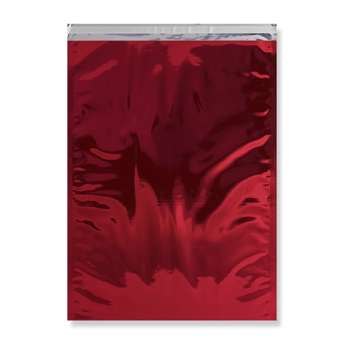 Red Gloss Metallic Foil Bags Peel & Seal — Red — 70gsm — 320 × 450 mm