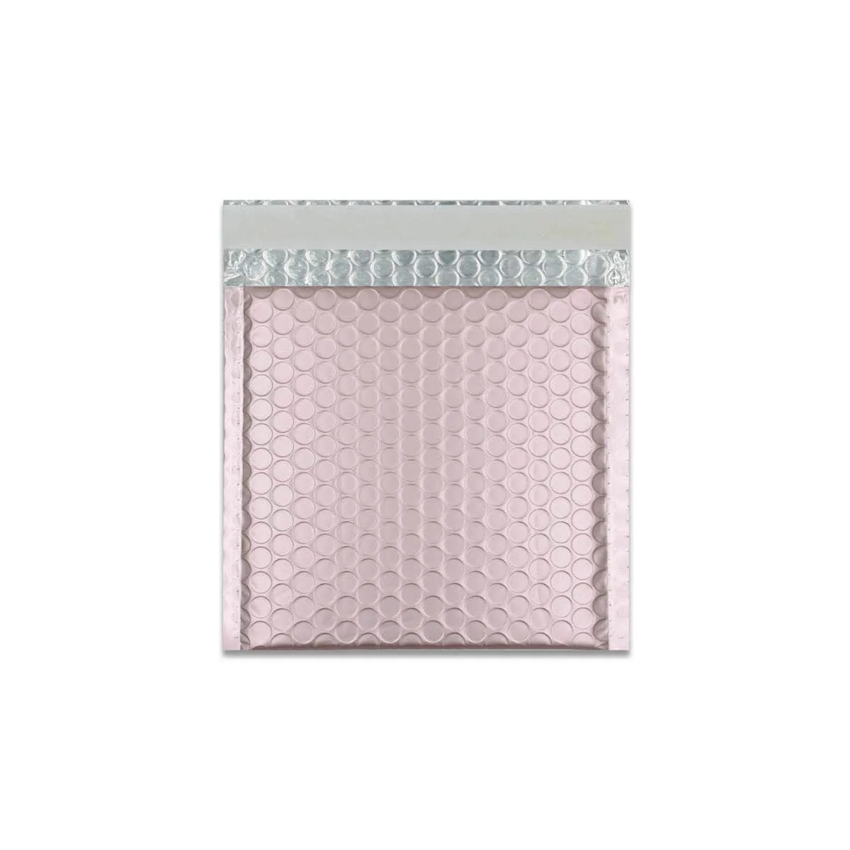 Rose Matt Metallic Padded Bubble Bags — Rose — 190gsm — 165 × 165 mm