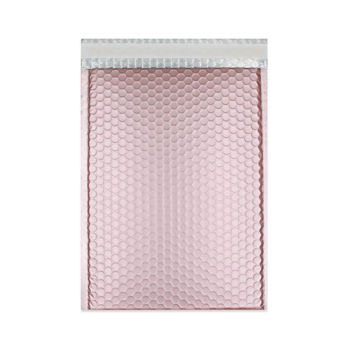 Rose Matt Metallic Padded Bubble Bags — Rose — 190gsm — 230 × 324 mm
