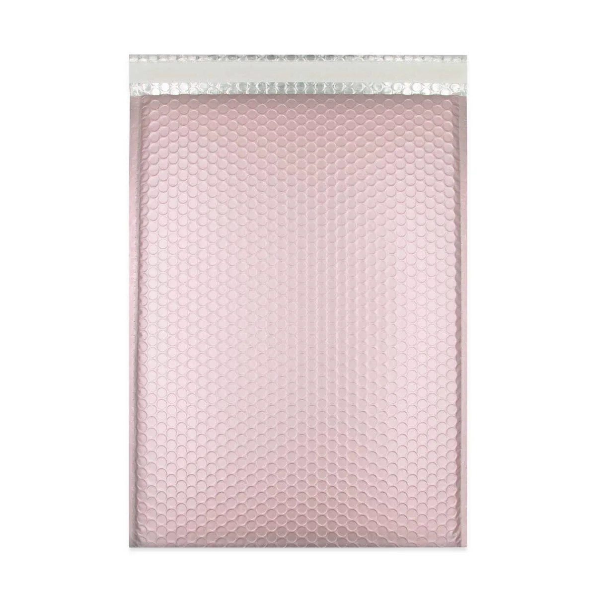 Rose Matt Metallic Padded Bubble Bags — Rose — 190gsm — 320 × 450 mm