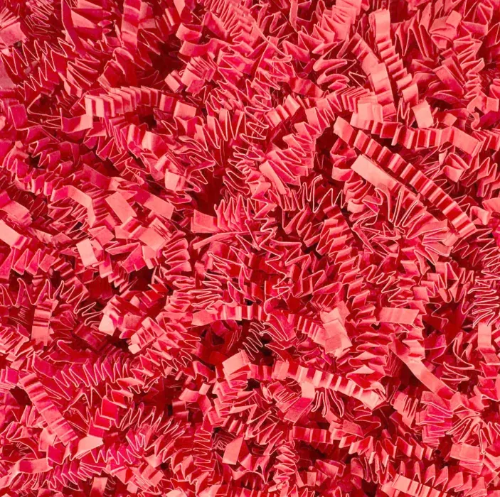 Shredded Paper — Bright Red
