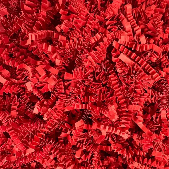Shredded Paper — Dark Red