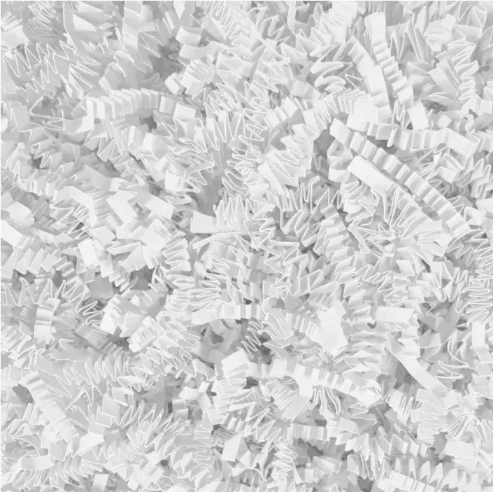 Shredded Paper — White