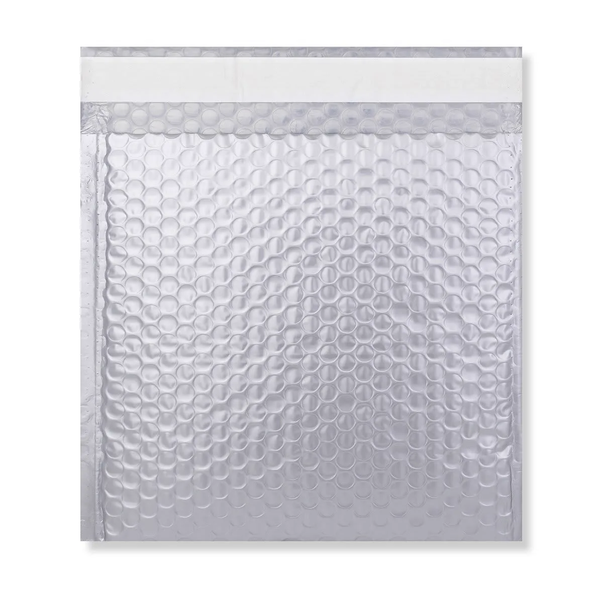 Silver Matt Metallic Padded Bubble Bags — Silver — 190gsm — 230 × 230 mm