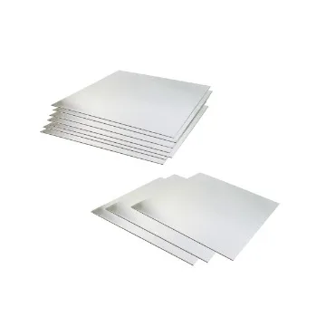 Square Cake Boards — 10" Square Silver Cake Boards — Ø 254mm