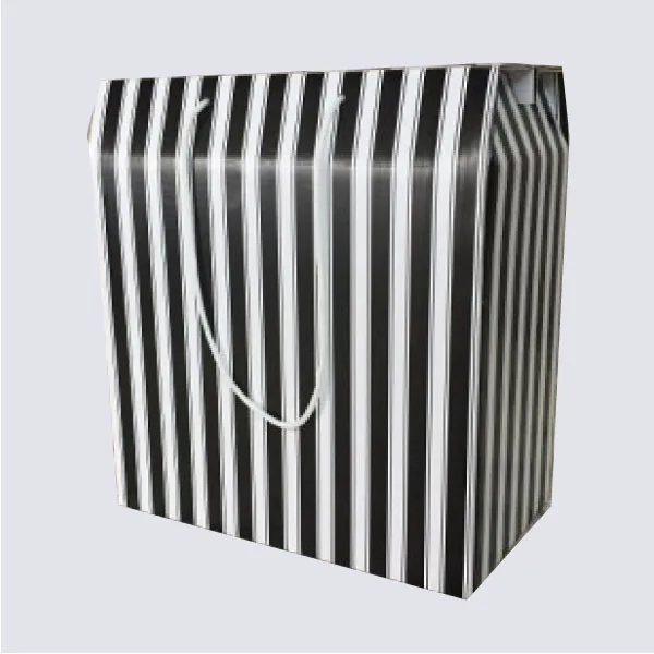 Storage Boxes — Black & White — Travel Jet Garment Box — 405 × 195 × 510 mm