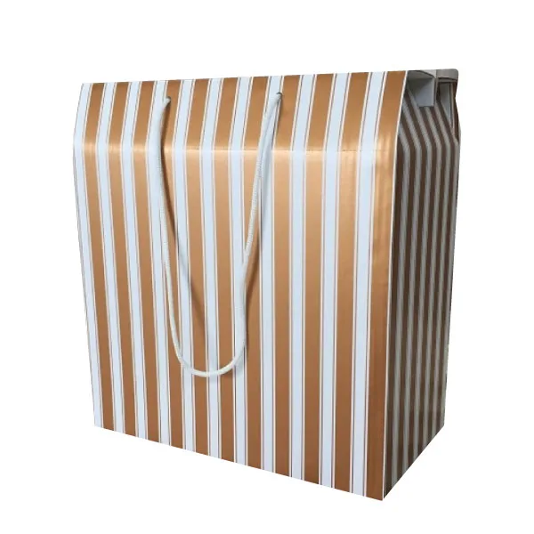 Storage Boxes — Gold — Travel Jet Garment Box — 405 × 195 × 510 mm