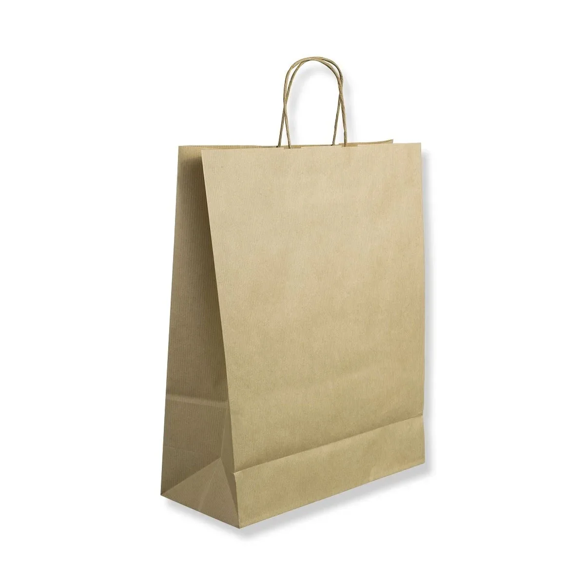 String Handle Carrier Bags — Brown — 120gsm — 320 × 430 mm