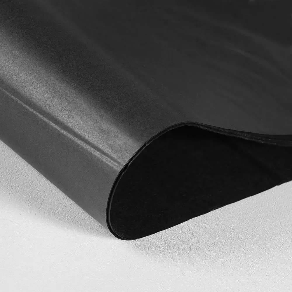 Tissue Paper — Black — 500 × 750 mm