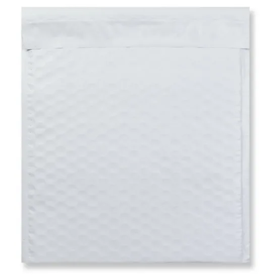 White Poly Bubble Bags — White Bubble Mailer — 245 × 205 mm